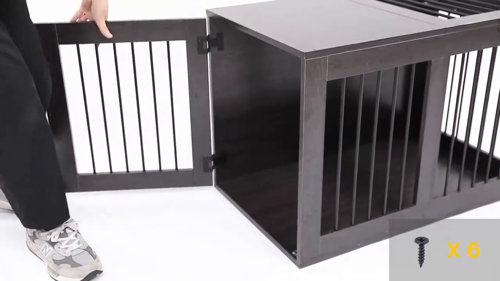 Heavy duty plastic dog clearance kennel